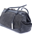 Black Denim Vintage Shoulder Bag