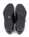 Leather Web Slip On Loafers EU-44
