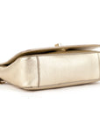 Gold Leather Mercer Shoulder Bag