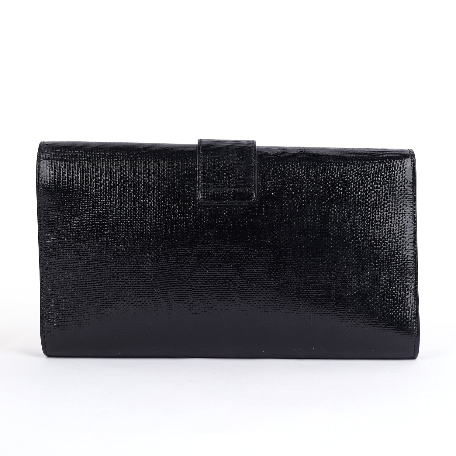 Leather Large Chic Clutch