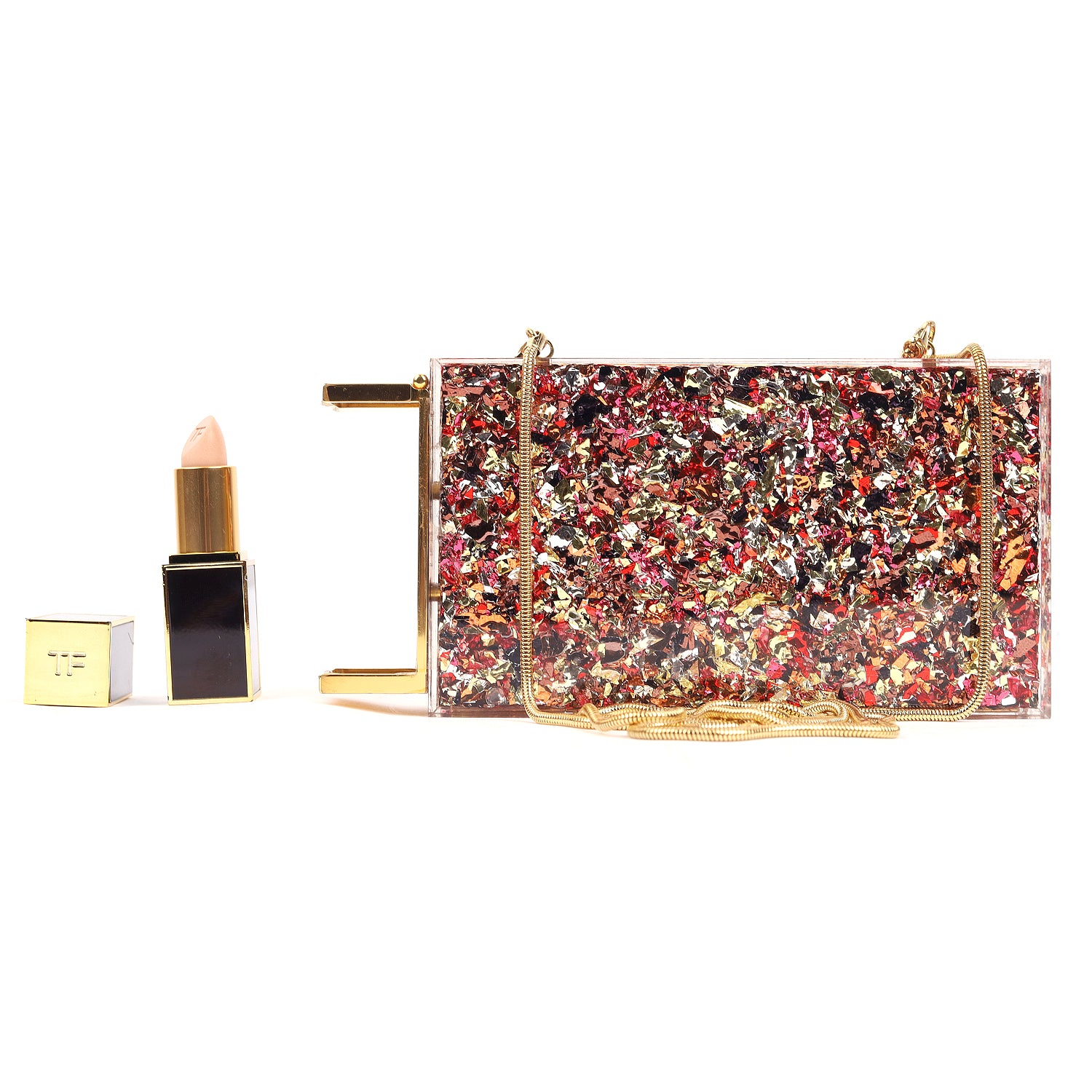 Limited Edition Lipstick Box Clutch