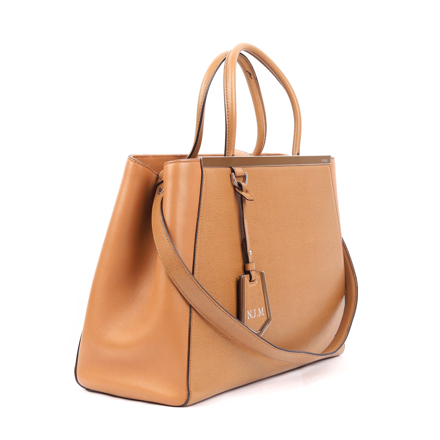 Brown Leather Medium 2jours Tote