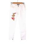 Blossom Embroidered Skinny Pants