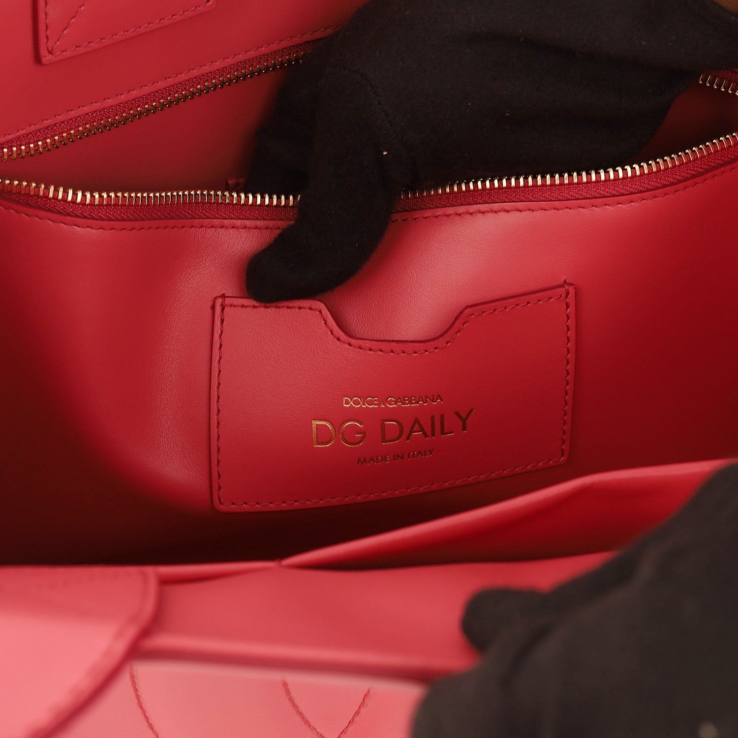 Dolce &amp; Gabbana Pink Leather Tote