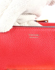 Tom Ford Red Leather Large Natalia Shoulder Bag