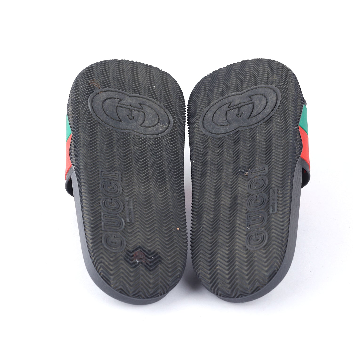 Gucci GG Signature Stripe Slide Sandals