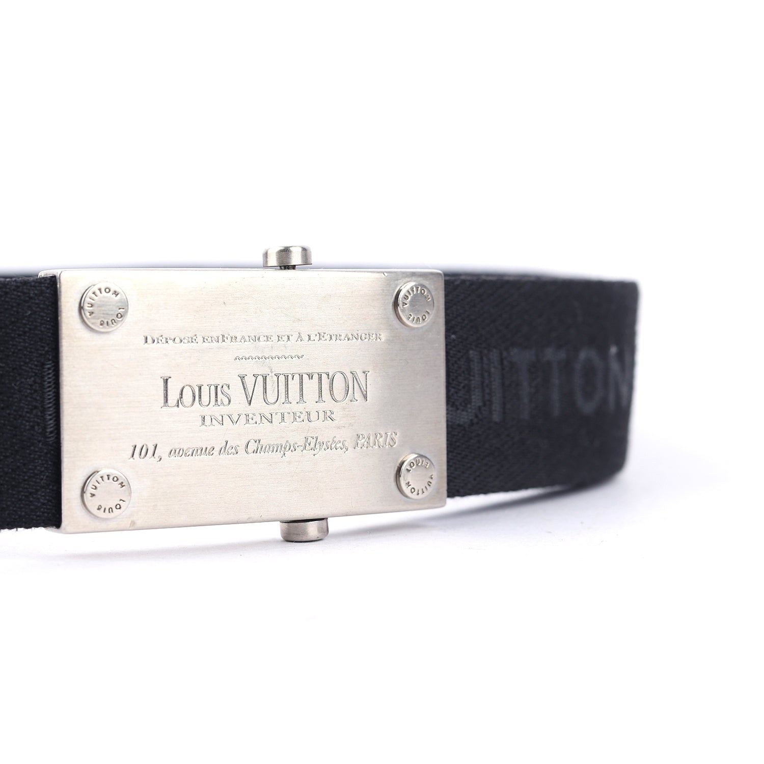 Louis Vuitton Fabric Canvas Belt