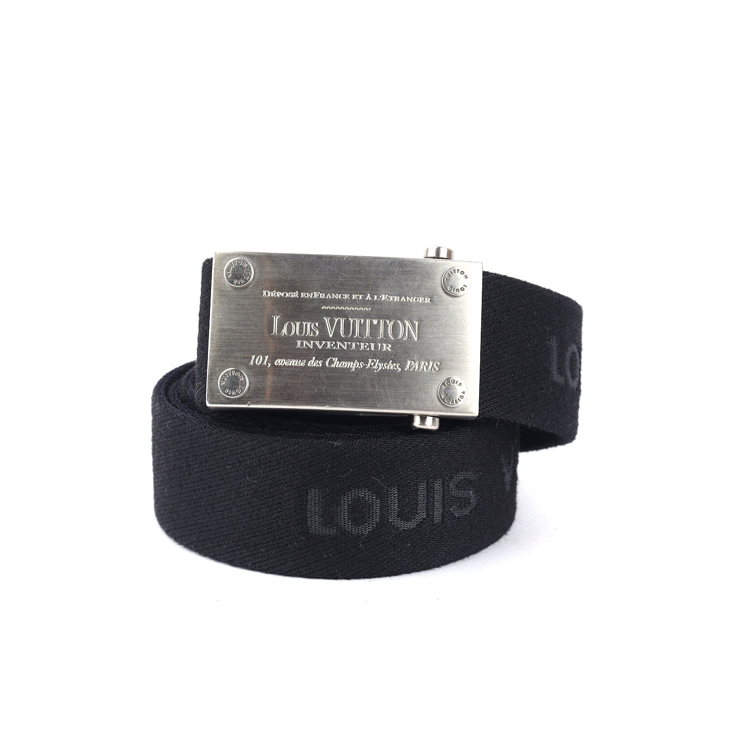 Louis Vuitton Fabric Canvas Belt