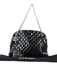Chanel Glazed Calfskin Quilted Large Just Mademoiselle Bowling Bag