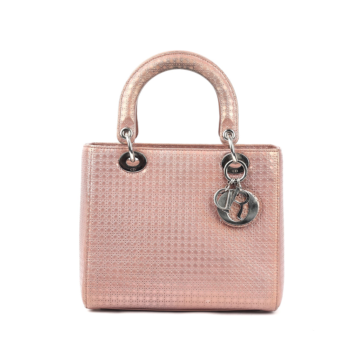 Rose Gold Medium Lady Dior Tote