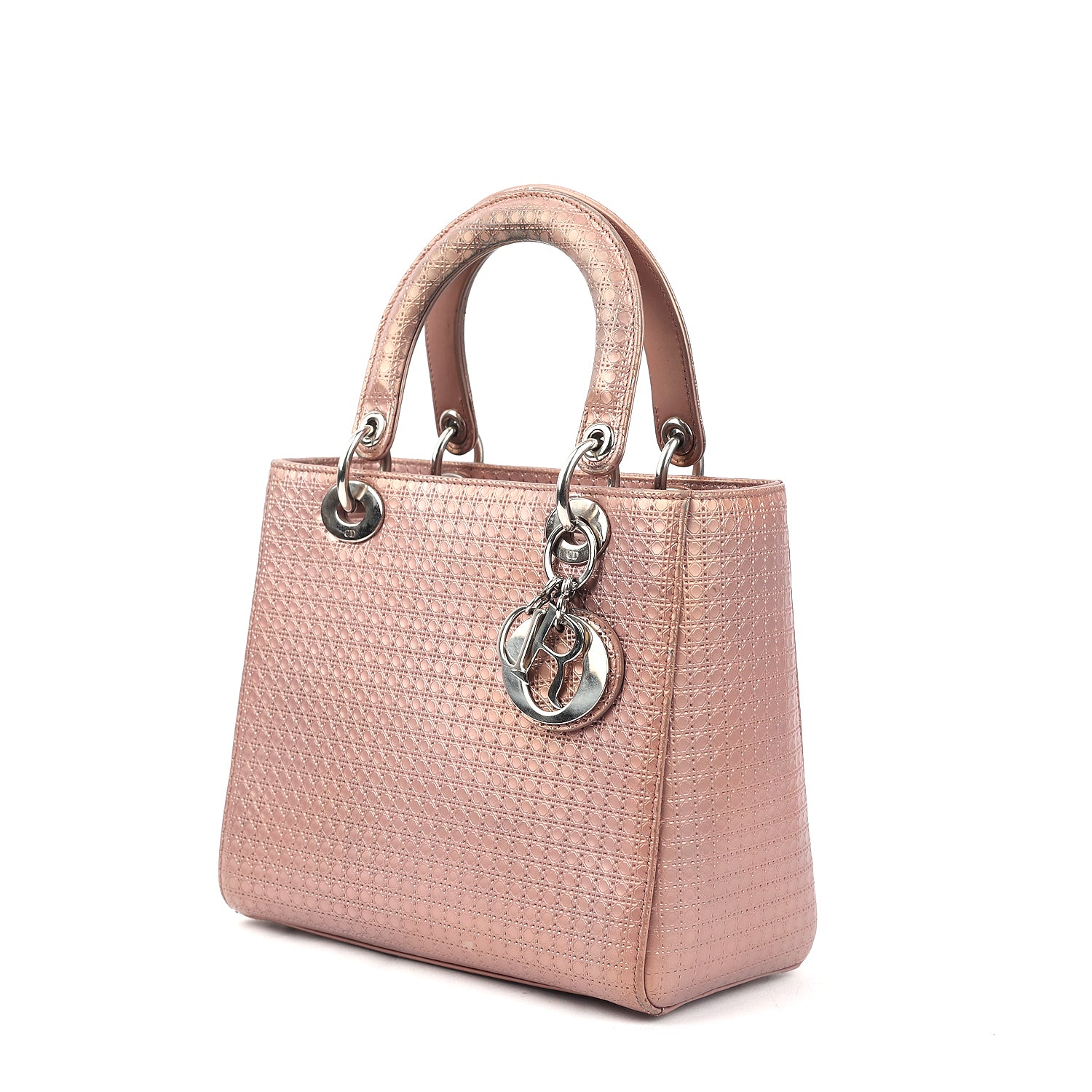 Rose Gold Medium Lady Dior Tote