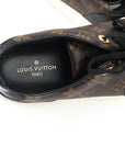 Louis Vuitton Monogram Canvas & Patent Leather Sneakers EU-39