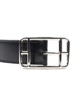 Bi-color Leather Long Belt