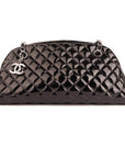 Chanel Patent Mademoiselle Bowling Bag Degrade