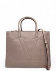 Valentino Garavani VLogo Leather Tote Bag