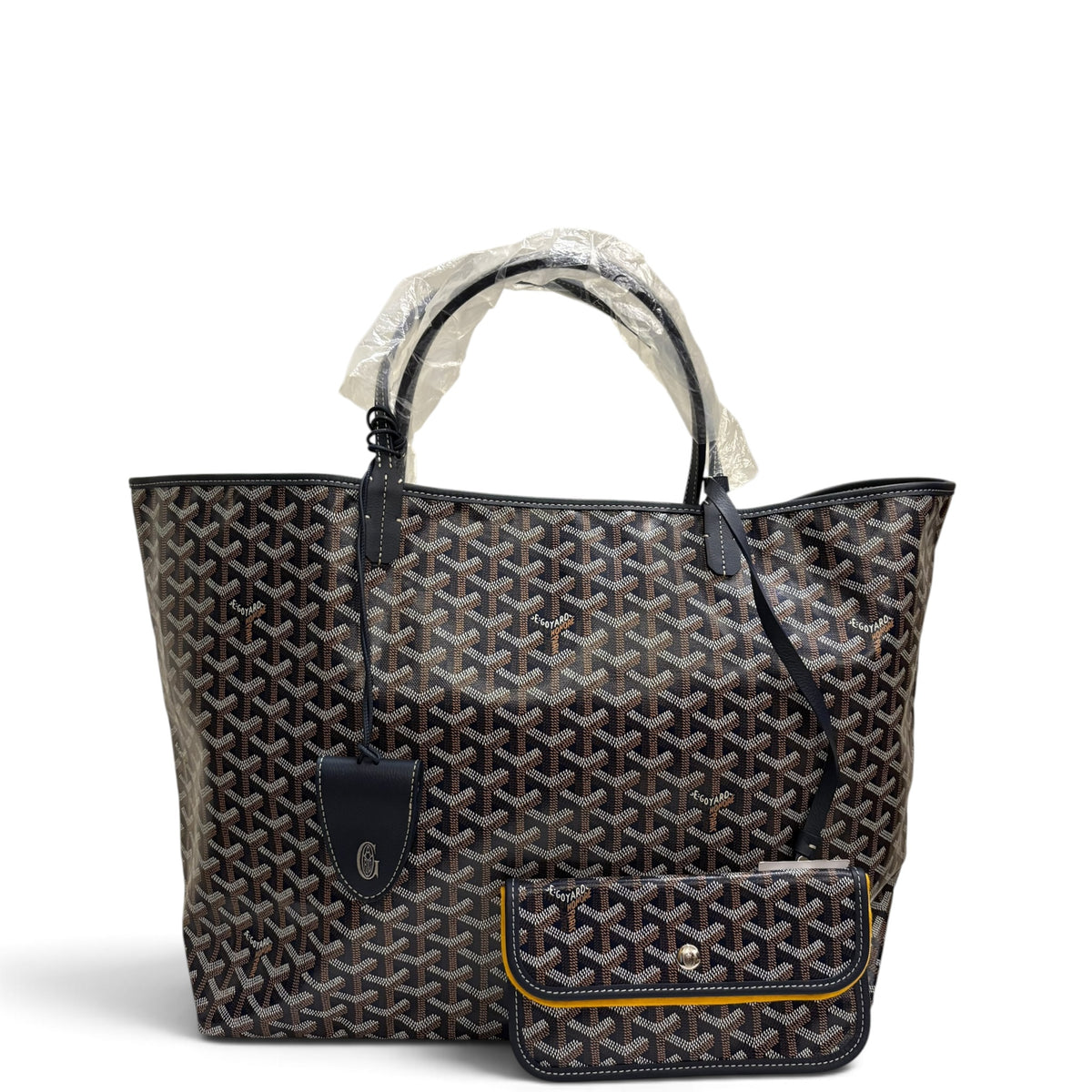 Goyard Saint Louis GM Navy Blue Tote Bag 