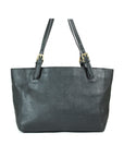 Leather Buckle Tote
