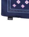 Hugo Boss Silk Pocket Square With Digital Print