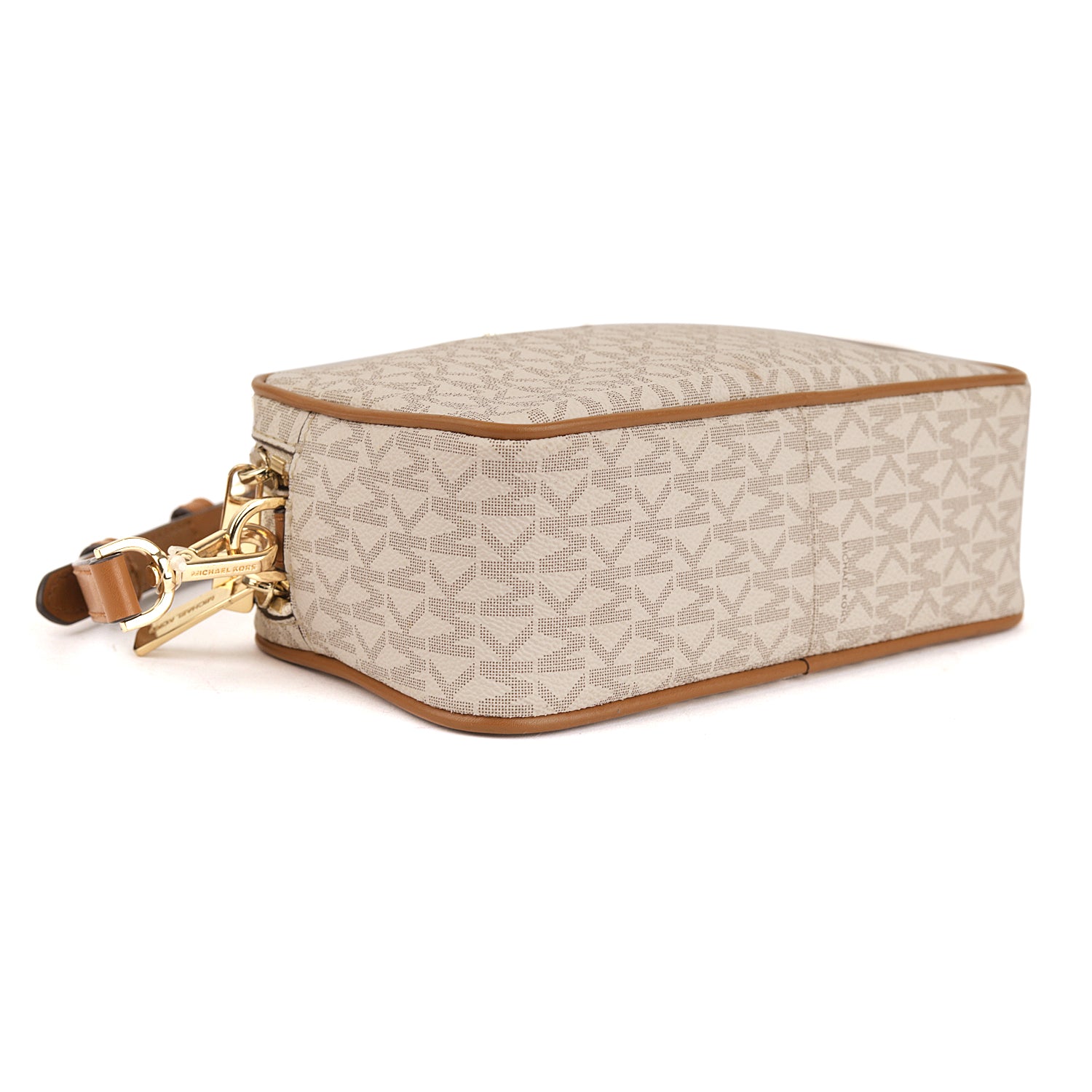 Michael Kors Signature Coated Canvas Jet Set Shoulder Bag The Luxury Pop