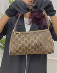 Gucci Bronze Guccissima Pochette Clutch Bag