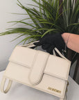 Jacquemus Ivory The Large Bambino Bag