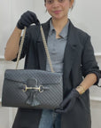 Gucci Emily Black Guccissima Leather Shoulder Bag