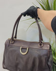 Gucci Brown Guccissima D Ring Leather Tote Bag