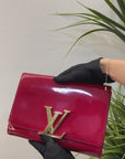 Louis Vuitton Vernis Patent Leather Louise Clutch One Size