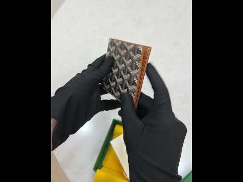 Buy Goyard Saint Sulpice Card Wallet Black & Tan Online