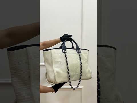 Buy Chanel 2022 Enamel Medium Deauville Tote Bag from CHANEL