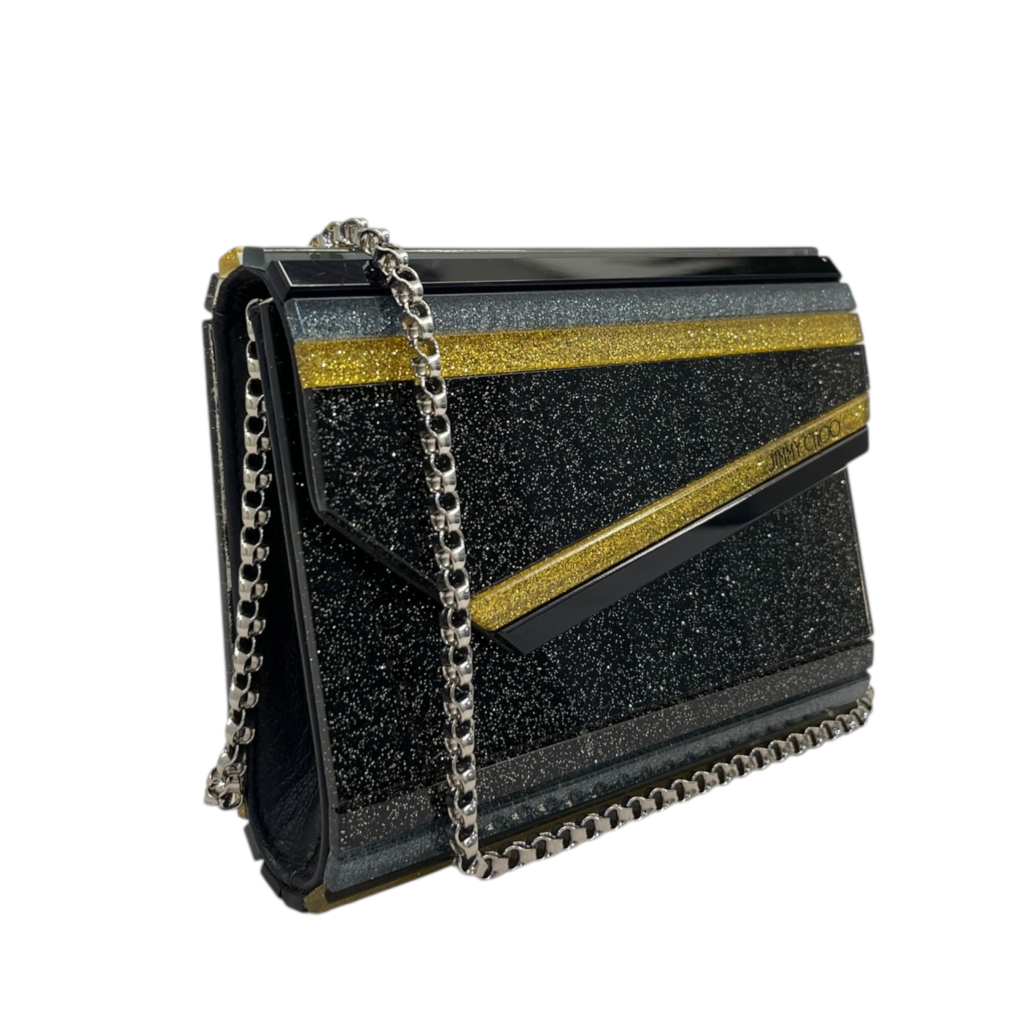 Jimmy Choo Candy Acrylic Chain Clutch