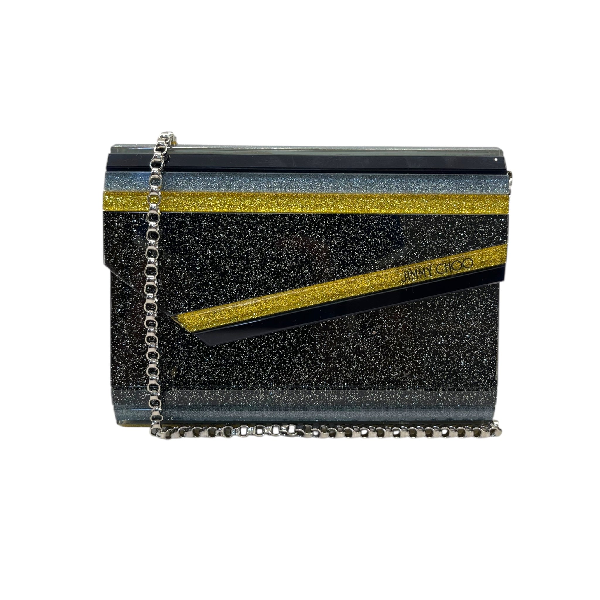 Jimmy Choo Candy Acrylic Chain Clutch