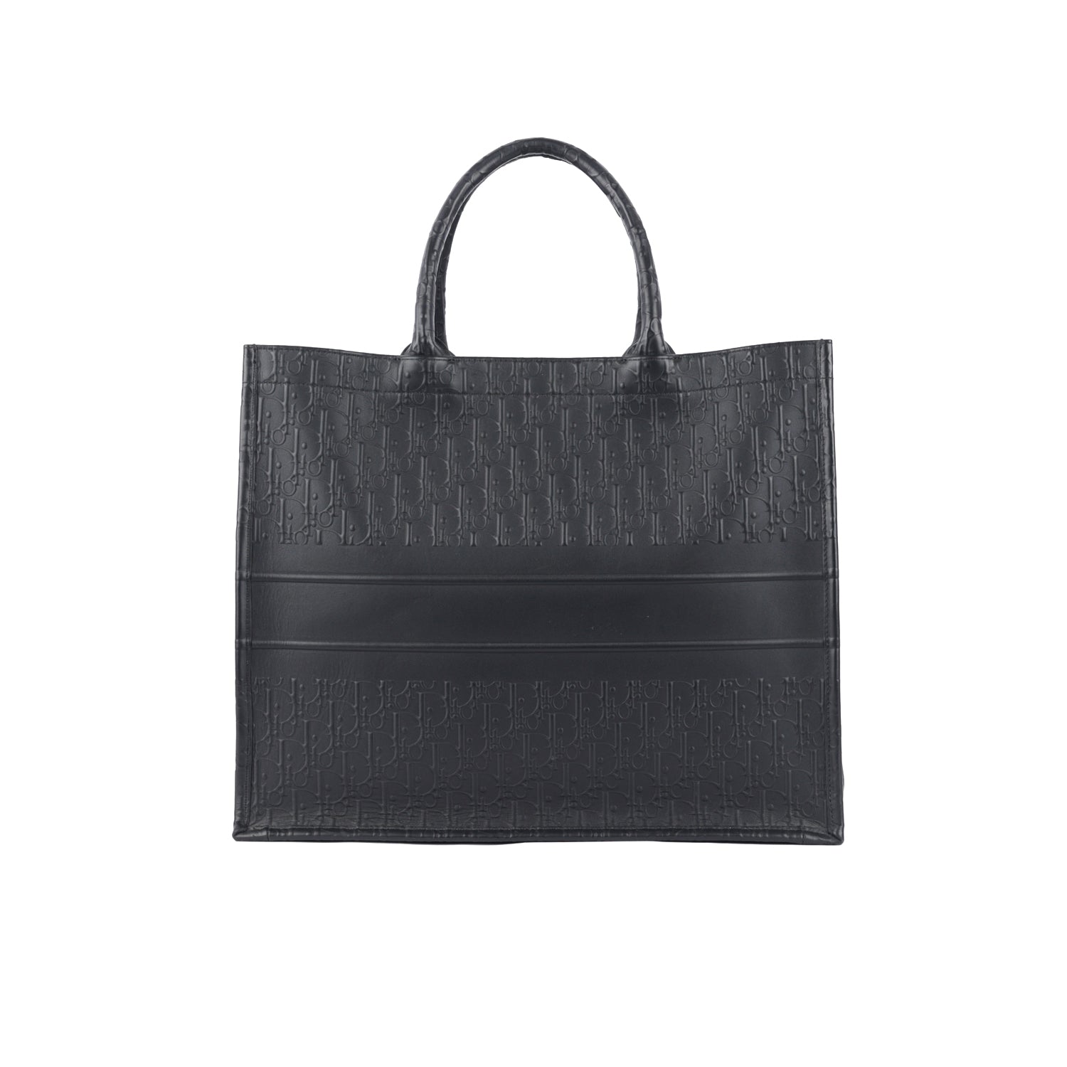 Oblique Calfskin Embossed Large Book Tote