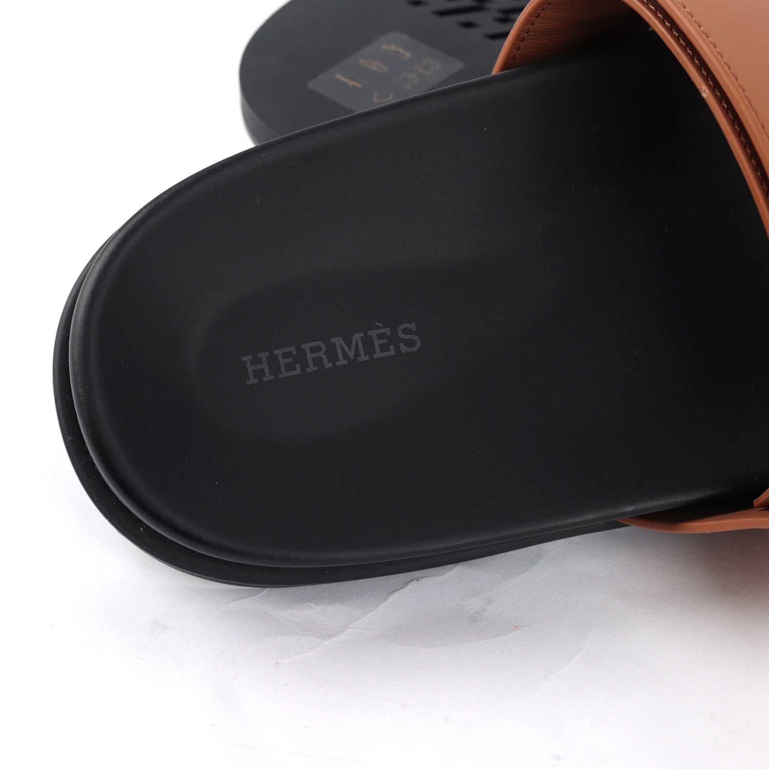 Hermes Brown Leather Chypre Sandals