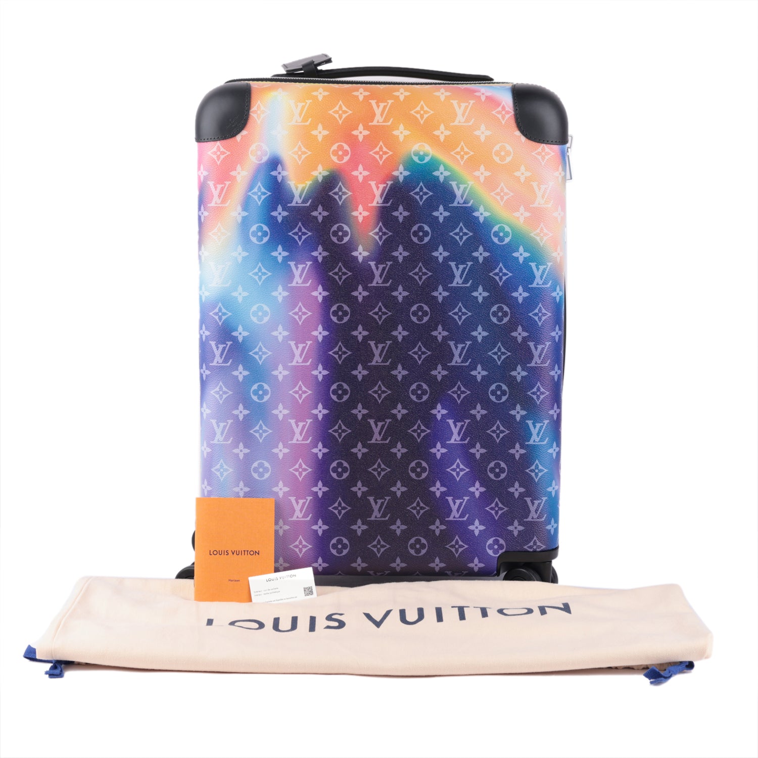 Louis Vuitton Horizon 55 leather travel bag