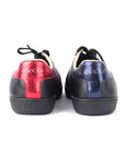 Gucci Leather Ace Bee Embroidered Sneakers