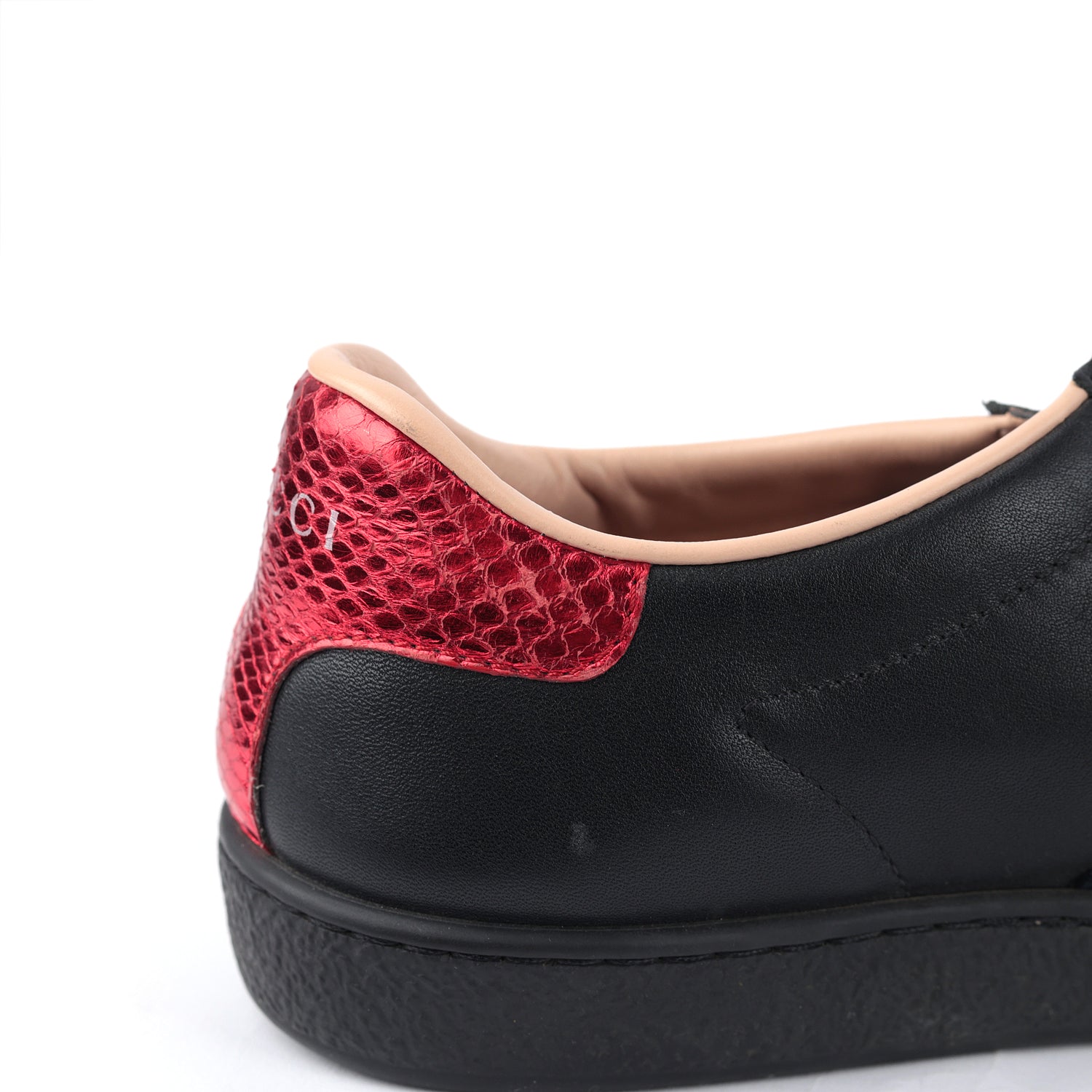 Gucci Leather Ace Bee Embroidered Sneakers EU 36