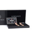 Versace Natural Logo Crystal-embellished Earrings
