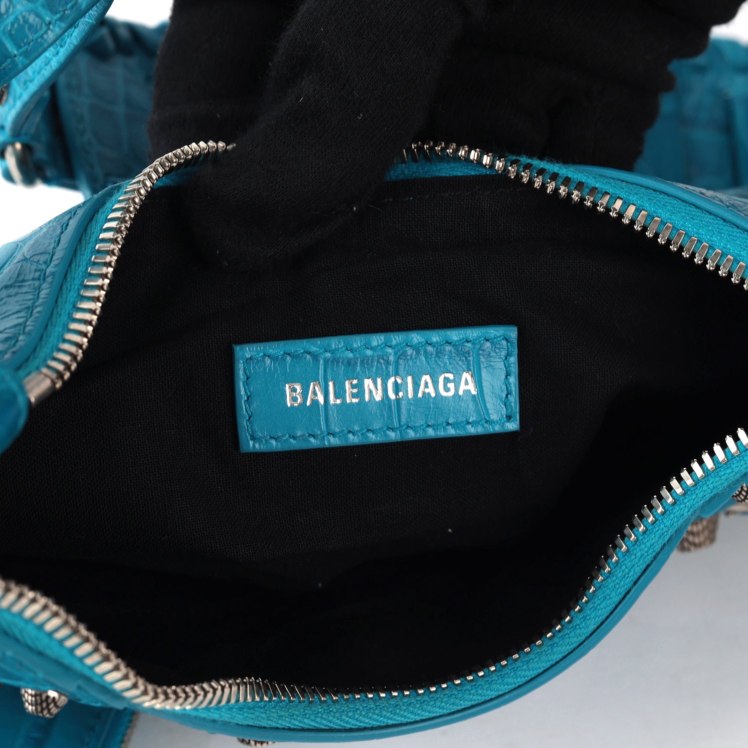 Balenciaga Blue le Cagole Xs Shoulder Bag