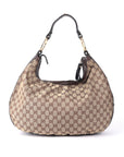 Gucci Canvas And Leather Twins Medium Hobo