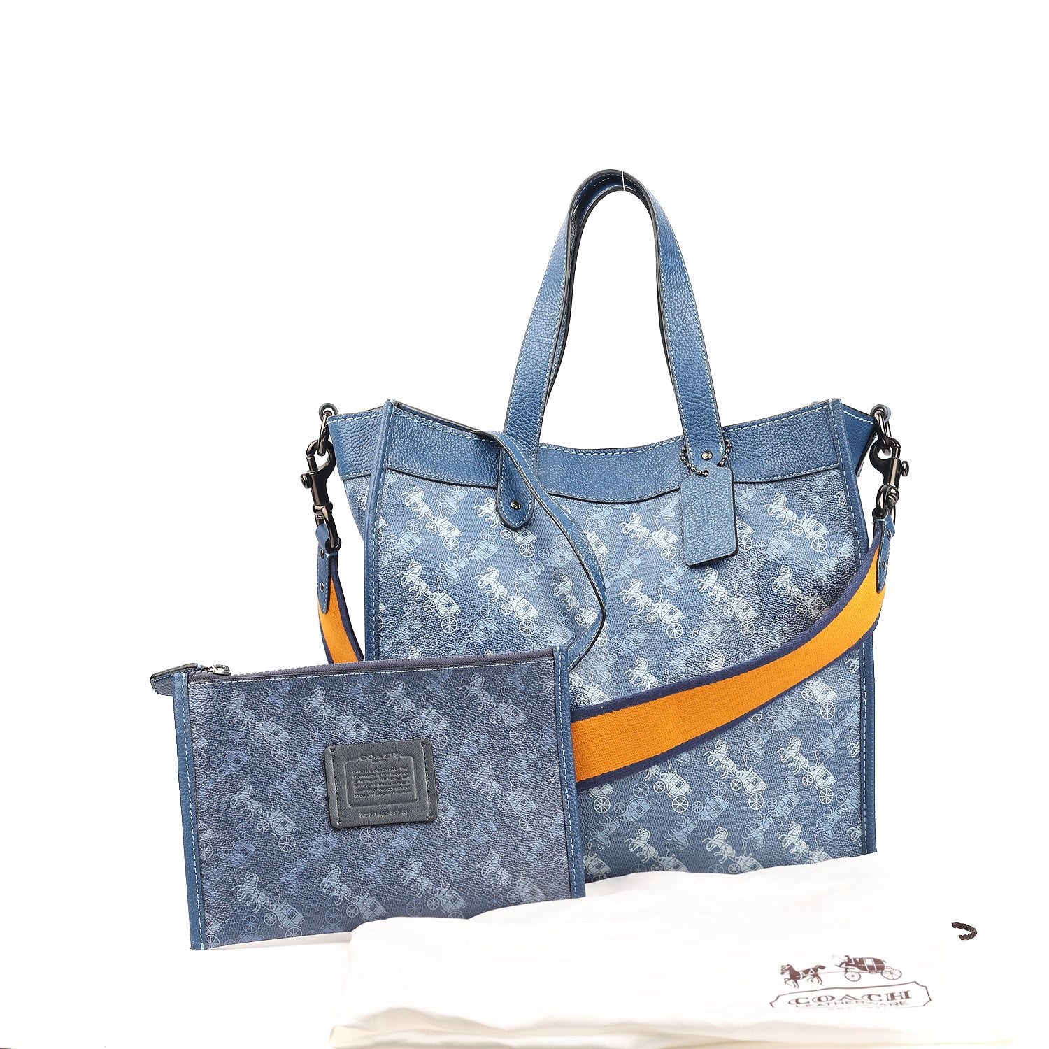 Printed Field Tote With Removable Pouch