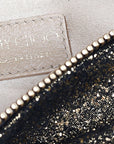 Metallic Glittery Suede Bag