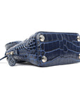 Calfskin Crocodile Embossed Bag