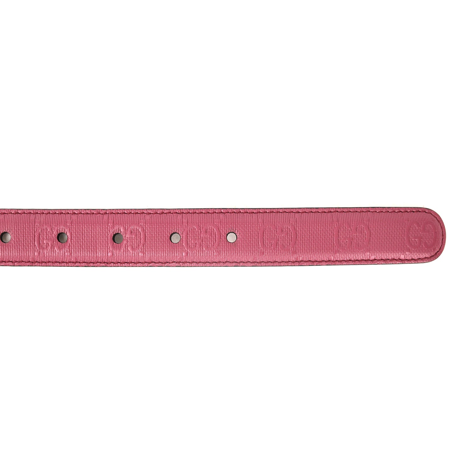 Gucci Microguccissima Pink Leather Belt