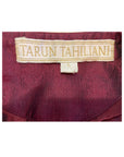 Tarun Tahiliani Maroon Chain Jacket