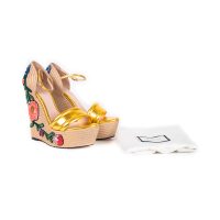 Floral Embroidered Wedges-39