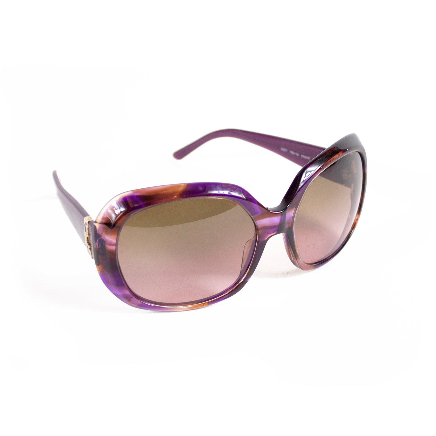 Women Gradient Purple Rectangular Sunglasses