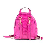Rhea Medium Leather Pink Backpack
