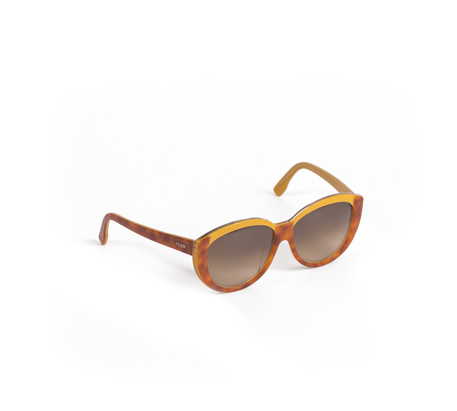 Yellow-Brown Shaded Sunglasses