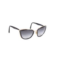 Black Golden Cat-eye Sunglasses